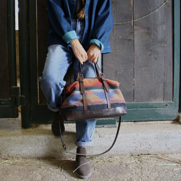 Borsa bauletto Navajo